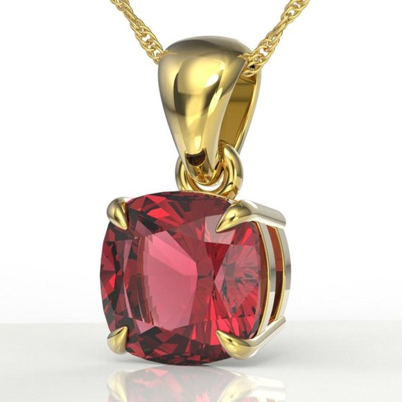 NEW Pink Tourmaline Necklace, 18k Gold